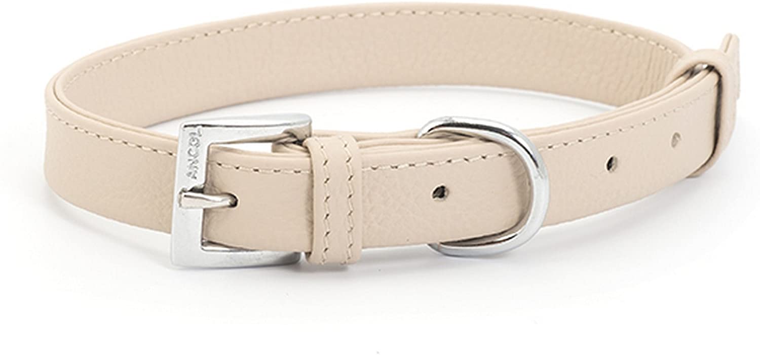 Ancol Indulgence Folded Soft Truffle Dog Collar 36-46cm RRP 12.49 CLEARANCE XL 7.49